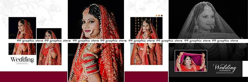 12x36( 20 page bride parler shoot wedding dm)